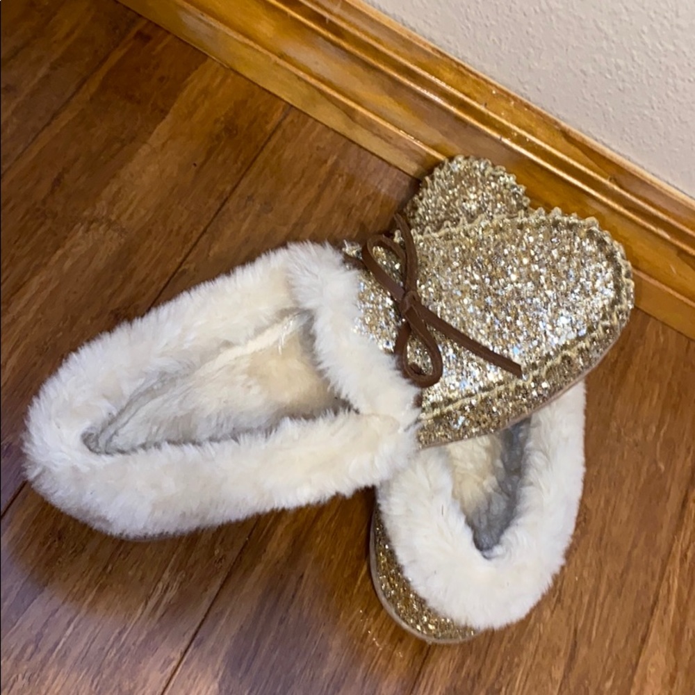 Sparkly J Crew slippers